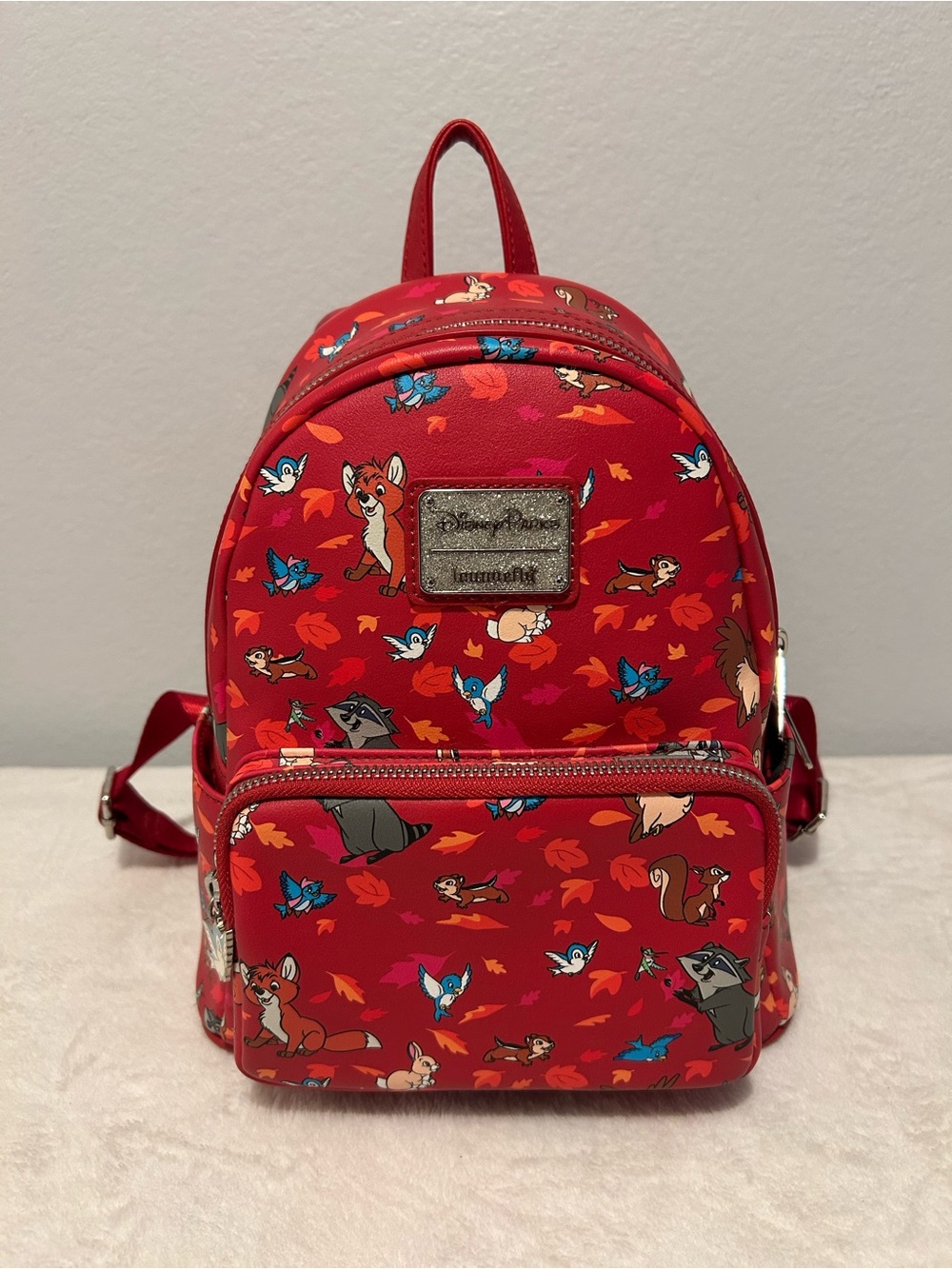 Loungefly Disney Red Woodland Characters Backpack